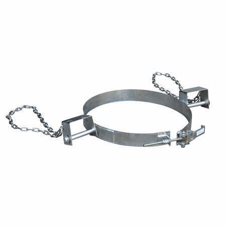 VESTIL Stainless Steel Tilting Drum Ring, 55 gal TDR-55-SS